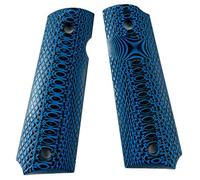Aibote Full Size G10 1911 Gun Grips Handgun Pistol Knife Custom DIY EDC Handles Material fits Most Commander,Standard & Government 1911 Models(Blue)