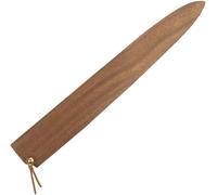 Aibote Handmade Natural Black Walnut Wood Japanese Sashimi Knife Sheath Wooden Cover with Brass Pin Chef Knives Case Holder Protector for Yanagiba Sujihiki Slicer (Yanagiba Sujihiki 240MM)