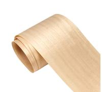 Aibote Natural Paulownia Wood Veneer Restoration Sheets Wooden Sticker DIY Material for Speaker Showcase Cabinets Table Shelves Kitchen Furniture(Overall Size:8"x100")