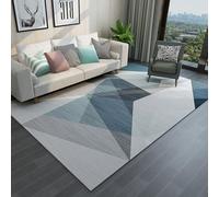 AIBOTY Fast Heating Geometric Graphene Area Rug - Energy Efficient, Programmable Timer & Thermostat, Auto Safety Shut-Off Floor Mat for Bedroom & Living Room,140 * 200cm