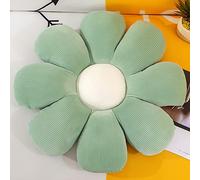 AIBOTY Flower Pillow Flower Throw Pillow Sunflower Pillow Floor Pillow Daisy Flower Shaped Chair Cushion Car Butt Cushion Room Decor Back Sleeper Pillow,Green,55cm