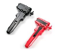 AIBREAY 2 Pack X String Launchers, with X Grip for Easy Control, Two Launch Mode, Only Work with X Right Spinning Top(Red+Black)