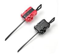 AIBREAY 2 Pack X Winder Launcher, X Gyro Launcher Set for Players Battles, Only Work with X Right Spinning Tops (Red + Black)