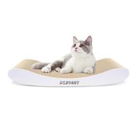 Aibuddy Cat Scratcher, Curve Scratching Pad Reversible Cardboard Loung