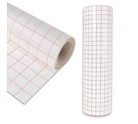 AIBULO 1 Roll Clear Sticky Back Plastic 33cm x 1M - Self Adhesive Transparent Contact Paper | Durable Vinyl Book Covering Film | Protective Book Covers for School, Office, Crafts & DIY