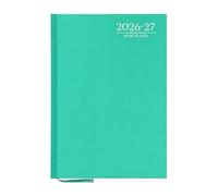 AIBULO 2026-2027 Academic Diary A4 Week To View Teal Hardback - Weekly Planner August 2026 to July 2027, Student & Teacher School Planner, Timetable, Appointment & Study Organiser Diary