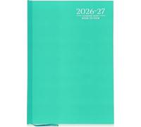 AIBULO 2026-2027 Academic Diary A4 Week To View Teal Hardback - Weekly Planner August 2026 to July 2027, Student & Teacher School Planner, Timetable, Appointment & Study Organiser Diary