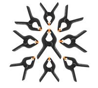 Aibulo 3 Inch 24 Pcs Heavy Duty Nylon Spring Clamps for Woodwork, Photography Studio Backdrops, and DIY Projects - Strong and Flexible Clamping for Multiple Applications