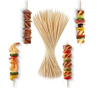 Aibulo 500 Bamboo BBQ Skewers 12-Inch - Perfect for Barbecue, Kebab, Fruit, Chocolate Fountain, Cake Toppers, Appetizers, and More - Eco-Friendly, Durable Wooden Sticks