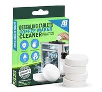AIBULO 8 Pack Descaler Tablets - Universal Limescale Remover for Kettles, Coffee Machines & Steam Irons | Powerful Descaling Tablets for Nespresso, Tassimo & Dolce Gusto | Eco Hard Water Cleaner