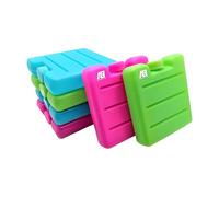 AIBULO 8CM Pack of 12 Freezer Blocks Ice Brick Pack for Cooler Box, Lunch Box, Cool Bags - Perfect for Travel, Picnic, Camping, and Beach Accessories