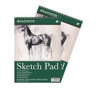 Aibulo A4 Sketchpad White Paper Artist Sketching Drawing Art Craft | Spiral Bound Art Sketch Book for Studio, School, Home (2)