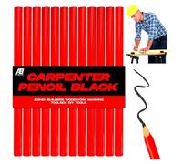 AIBULO Carpenter Pencil - 36x Pencils Set - Professional Woodworking Tools for Precision Marking and Construction Projects - Includes Builders Pencils, Tracer Pens for Enhanced Accuracy!