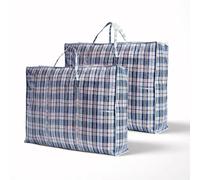 Aibulo Jumbo Laundry Bag - Extra Large 100x70x30cm Heavy Duty Storage Bag with Handles & Zipper | Reusable Packing, Moving & Organising Solution for Clothes, Bedding, Toys & More