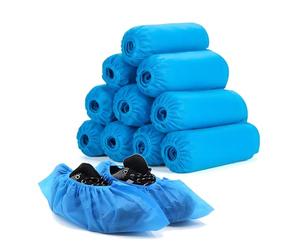 AIBULO Pack of 1000 Disposable Shoe Covers - Durable, Waterproof & Non-Slip Overshoes for Cleaning, Medical, Industrial & Home Use - Universal Fit with Elastic Ankle