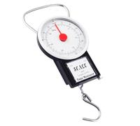 Aibulo Portable Manual Luggage Scale with Built-in Tape Measure - Handheld Suitcase Weighing Scales for Travel, Accurate Up to 32KG - Compact Baggage Weight Checker for Airline, Fishing & Home Use