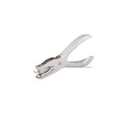 AIBULO Single Hole Punch - Pack of 5 | Chrome Metal Handheld Hole Punchers 6mm | One Hole Punch for Scrapbooking, Crafts, Paper Tags, Cards, School & Office Use | 10 Sheet Capacity