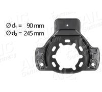 AIC 55500 Splash Panel, brake disc for OPEL,VAUXHALL