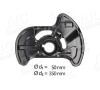 AIC 56172 Splash Panel, brake disc for MERCEDES-BENZ