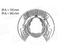 AIC 57759 Splash Panel, brake disc for BMW