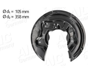 AIC 57850 Splash Panel, brake disc for AUDI,SKODA,VW