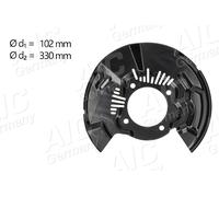 SPLASH PANEL BRAKE DISC FOR TOYOTA HILUX/VII/Pickup/VIGO 2KD-FTV 2.5L 4cyl 4.0L