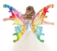 AICARGER Fairy Wings for Girls, Fairy Wings That Shine, Light up Fairy Wings,Sparkling Like Princess on Your Birthday Party or Halloween