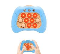 AICARGER Pop The Target! Handheld Speed Pushing Game Machine: A Fun Multiplayer Game for Family. Fidget Game Toy for 6 7 8 9 10 11 12 Years Old (Light Blue)