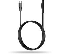 AICARGER USB C to Surface Cable for Laptop/2/3, Pro 3/4/5/6/7, Go/2 - Type C Connector, 36W 44W 12V15V/2.58A