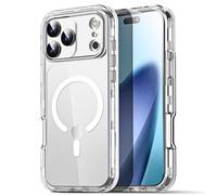 AICase Case for iPhone 17 Pro Max Case Clear[Compatible with MagSafe] Heavy Duty Drop Protection Full Body Rugged Shockproof/Dust Proof 3-Layer Military Protective Tough Durable Phone Cover 6.9"