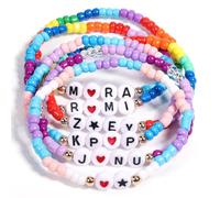AICase For Merch, Rumi Z Saja Jinu Inspired Bracelets, Pack of 6, Stackable, Stretchy Friendship Bracelets with Beads, Unique Merchandise, Jewellery, for Fans_58