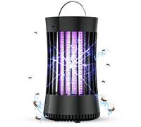 AICase Portable electronic rechargeable mosquito fly killer lamp/bug zapper for summer trip,outdoor camping,patio,home and garden (Black)