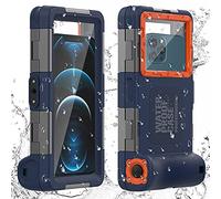 AICase Upgraded Universal Waterproof Underwater Photography Housings for iPhone 14/14 Pro/14 Plus/14 Pro Max/13/12/11/XR/8/7/6[50ft/15m], Diving Case for Galaxy S23/23+/23 Ultra/S22/S21 black