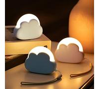 Aicharynic 1 x LED Cloud Night Light, Adult Rechargeable Night Light with 4 Intensity Sleep Aid for Babies and Children, Gift Idea for Women, Birth, Daughter, Mom, Pink