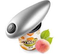 aichilra Electric Can Opener, Hands Free One Touch Cordless Tin Opener with Magnet for Mess Free Lid Disposal Smooth Edge Electric Tin Openers for Arthritis& Seniors