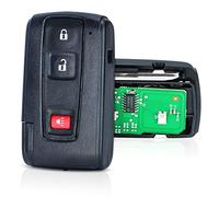 Aichiyu Key Fob Replacement for Toyota Prius 2004 2005 2006 2007 2008 2009 Keyless Entry Smart Remote Car Key MOZB21TG 312Mhz 89070-47180 for Black Logo