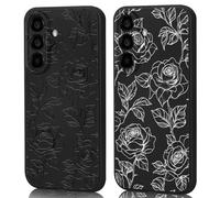 AICISINGN 2 Pack Phone Case for Samsung Galaxy A56,High-End Raised Relief Embossed Design, Military-Grade Dual Protection Fit Shockproof Flexible TPU Case for Samsung Galaxy A56 -Precious Bloom