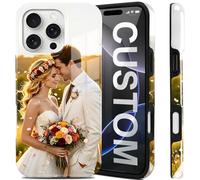 AICISINGN Custom Personalized Phone Case for iPhone 17 16 15 14 13 12 11 Pro Max Plus, Design Your Own Customized Picture Photo Case for Birthday Xmas Friends Family Valentine
