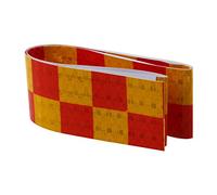 Aiciyimo 1M Reflective Warning Conspicuity Tape Sticker, Red+yellow