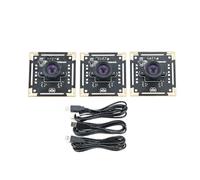 Aiciyimo 3PCS Camera Module 100 Degree OV9732 2M Cable 1280x720 30fps,Compatible for Autodarts.Io,USB Drive Free