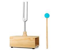 Aiciyimo 528HZ Tuning Fork, Tuning Fork Resonance Box, Chakra Tuning Forks for Sound Therapy, Yoga, and Relaxation