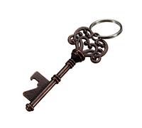 Aiciyimo Antique Key Shaped Wine Beer Bottle Opener Bar Tool Wedding Gift Keychain Color: Bronze