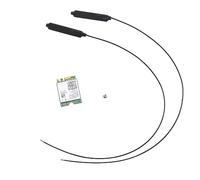 Aiciyimo Dual Band 2.4Gbps Wi-Fi 6 AX200NGW 802.11Ax/Ac -MIMO 2X2 Wifi AX200 NGFF M.2 Bluetooth 5.0 Network Wlan Card+Antenna