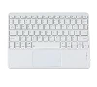 Aiciyimo Touchpad Wireless Keyboard Bluetooth Keyboard for PC Tablet Gaming White