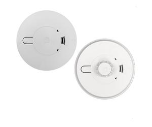 Aico 1x Ei146e Optical Smoke & 1x Ei144e Heat Alarm Kit Mains Powered with 9V Alkaline Battery Backup
