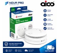 Aico Ei146e Optical Smoke Alarm Mains Powered 9V Alkaline Battery Backup