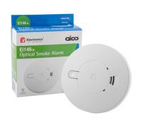 Aico Ei146e Optical Smoke Alarm Mains Powered 9V Alkaline Battery Backup
