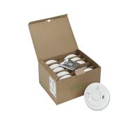 Aico EI3016EF Mains Power Eco-fit Optical Smoke Alarm with Audio/ Smart Link & 10yr+ Lithium cells (10 pack)