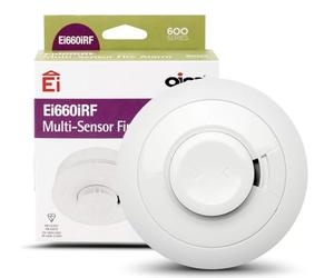 Aico EI660iRF Multi-Sensor Dual Optical & Heat Alarm with RadioLink+ Battery Powered