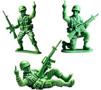 Aicoyiu Funny Green Army Men Action Figures, Funny Blue Navy Man, Gag Army Men Action Figures Statue, Novelty Mini Soldier Statue for Desktop Decorations Military Themed Party (H)